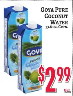 Trade Fair Supermarket GOYA PURE COCONUT WATER offer
