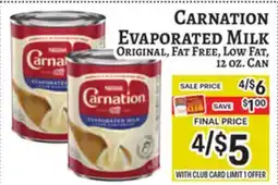 Trade Fair Supermarket CARNATION EVAPORATED MILK offer