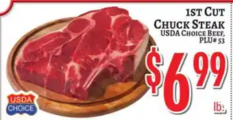 Trade Fair Supermarket 1ST CUT CHUCK STEAK offer