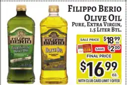 Trade Fair Supermarket Filippo Berio OLIVE OIL offer
