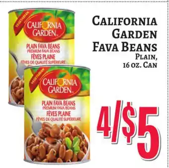 Trade Fair Supermarket CALIFORNIA GARDEN Fava Beans offer