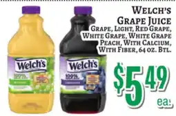 Trade Fair Supermarket Welch's GRAPE JUICE offer