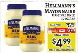 Trade Fair Supermarket HELLMANN'S MAYONNAISE offer