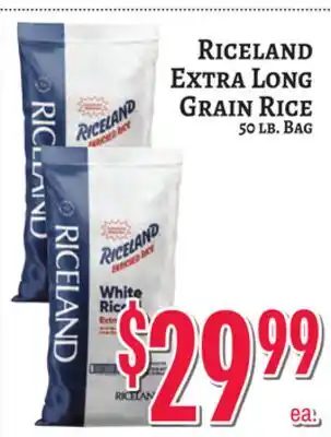 Trade Fair Supermarket Riceland Extra Long Grain Rice offer
