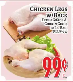 Trade Fair Supermarket CHICKEN LEGS w/BACK offer