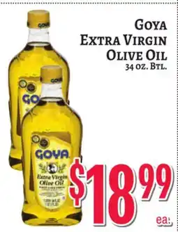 Trade Fair Supermarket GOYA EXTRA VIRGIN OLIVE OIL offer