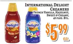 Trade Fair Supermarket INTERNATIONAL DELIGHT CREAMERS offer