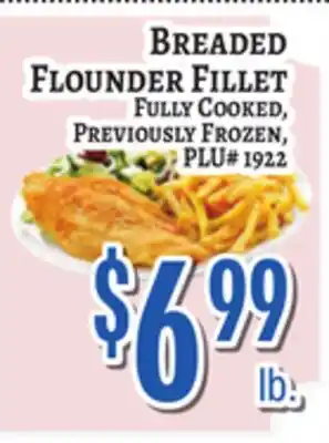 Trade Fair Supermarket BREADED FLOUNDER FILLET offer