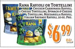 Trade Fair Supermarket RANA Ravioli OR Tortellini offer