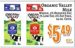Trade Fair Supermarket ORGANIC VALLEY MILK offer