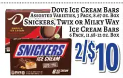 Trade Fair Supermarket SNICKERS, TWIX or MILKY WAY Ice Cream Bars offer