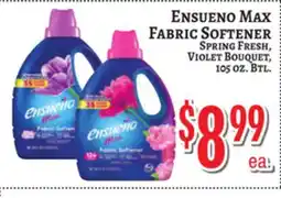 Trade Fair Supermarket Ensueno Max FABRIC SOFTENER offer