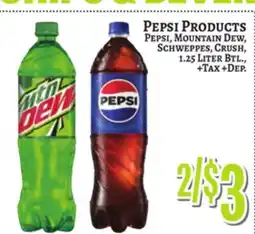 Trade Fair Supermarket PEPSI PRODUCTS offer
