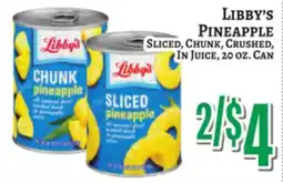 Trade Fair Supermarket LIBBY'S PINEAPPLE offer