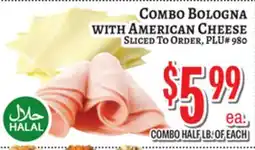 Trade Fair Supermarket COMBO BOLOGNA WITH AMERICAN CHEESE offer