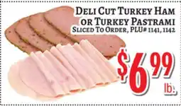 Trade Fair Supermarket DELI CUT TURKEY HAM OR TURKEY PASTRAMI offer