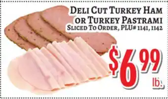 Trade Fair Supermarket DELI CUT TURKEY HAM OR TURKEY PASTRAMI offer