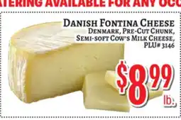 Trade Fair Supermarket DANISH FONTINA CHEESE offer