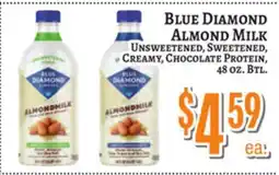 Trade Fair Supermarket BLUE DIAMOND ALMOND MILK offer