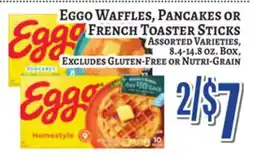 Trade Fair Supermarket Eggo Waffles, Pancakes Or French Toaster Sticks offer