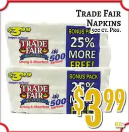 Trade Fair Supermarket TRADE FAIR NAPKINS offer