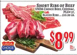 Trade Fair Supermarket SHORT RIBS OF BEEF offer