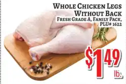 Trade Fair Supermarket WHOLE CHICKEN LEGS WITHOUT BACK offer