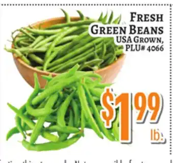 Trade Fair Supermarket FRESH GREEN BEANS offer