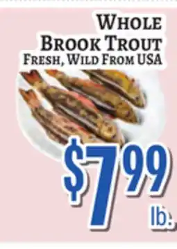 Trade Fair Supermarket WHOLE BROOK TROUT offer