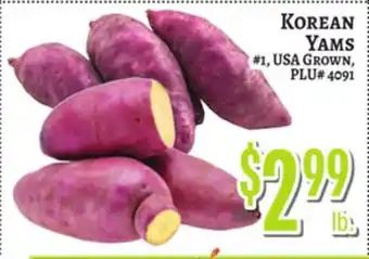 Trade Fair Supermarket KOREAN YAMS offer