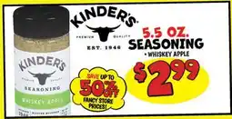 Ollie's KINDER'S PREMIUM QUALITY 5.5 OZ. SEASONING offer