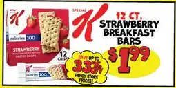 Ollie's KELLOGG'S 12 CT. STRAWBERRY BREAKFAST BARS offer
