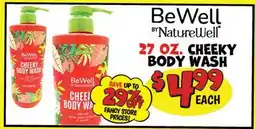 Ollie's BeWell BY Naturewell CHEEKY BODY WASHER offer