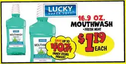 Ollie's LUCKY 16.9 OZ. Mouthwash offer