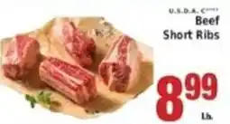 Associated U.S.D.A. Choice Beef Short Ribs offer