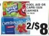 Associated Kool Aid or Capri Sun Jammer offer
