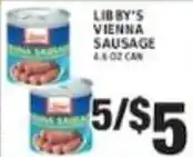Associated Libby's vienna sausage offer