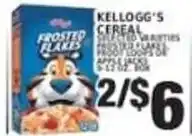 Associated Kellogg's frosted flakes offer