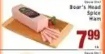 Associated Boar's Head Spice Ham offer