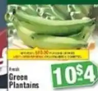 Associated Fresh Green Plantains offer