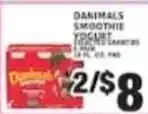Associated Danimals smoothie yogurt offer