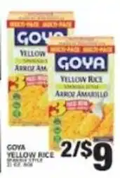 Associated Goya yellow rice offer