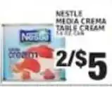 Associated Nestle media crema table cream offer