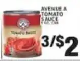 Associated Avenue A tomato sauce offer