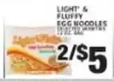 Associated Light & Fluffy Egg Noodles offer