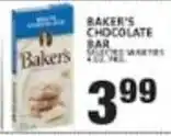 Associated Baker's chocolate bar offer