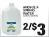 Associated Avenue A spring water offer