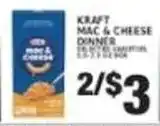 Associated Kraft mac & cheese dinner offer