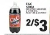 Associated C & C soda offer