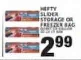 Associated Hefty slider storage or freezer bag offer
